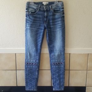 Miss me MM Vintage Skinny Embroidered Size 29